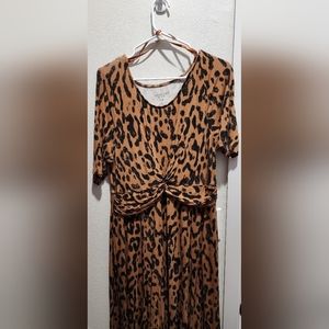 TORRID Size 1 cheeta print dress